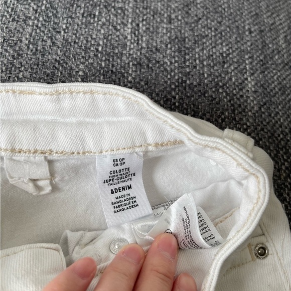 H&M high waist and wide leg Denim Culottes - Picture 5 of 9